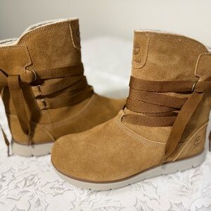 Timberland Women's Brown Suede Winter Boots